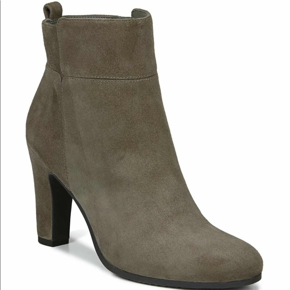 Sam Edelman Sianna Booties Suede Gray Sz 10